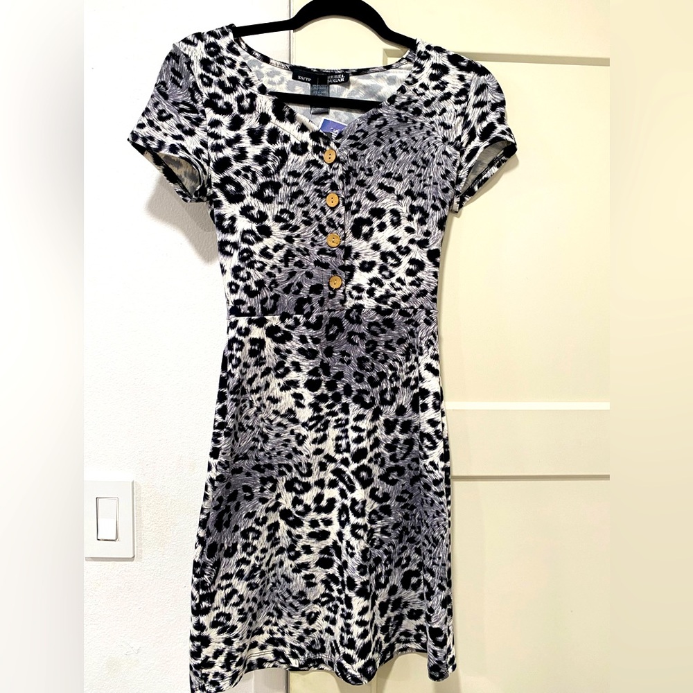 FINAL PRICE 💚NWT Rebel Sugar, leopard print, size XS